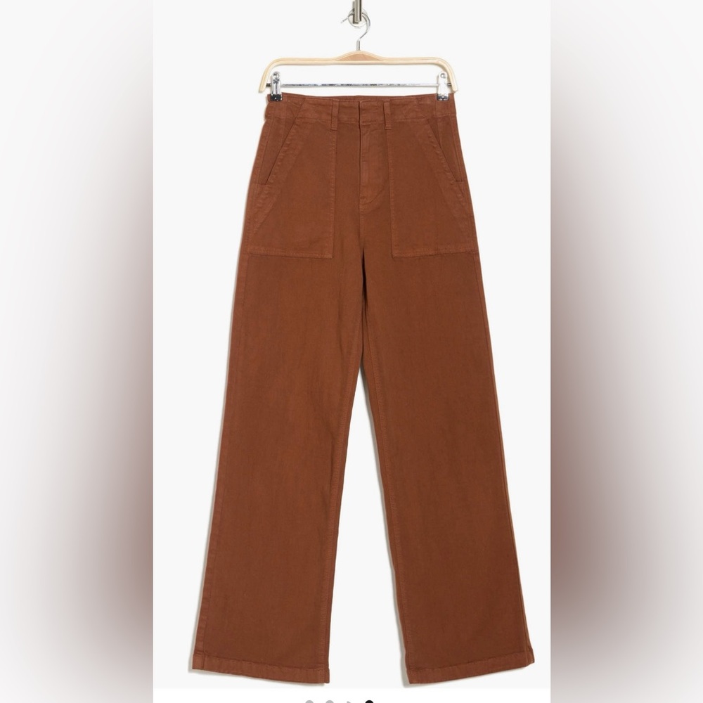 NWT Pistola Nicole Stretch Cotton Wide Leg Pants - Picture 4 of 5